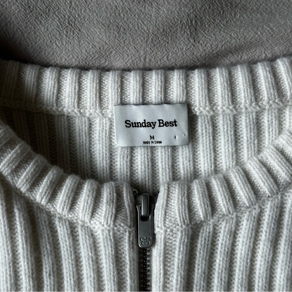 Sunday Best Wool Zip Up - Picture 2 of 3